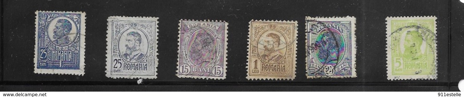 ROUMANIE 6 TIMBRES - Andere & Zonder Classificatie