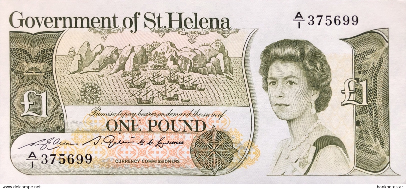 Saint Helena 1 Pound, P-9 (1981) - UNC - Isola Sant'Elena