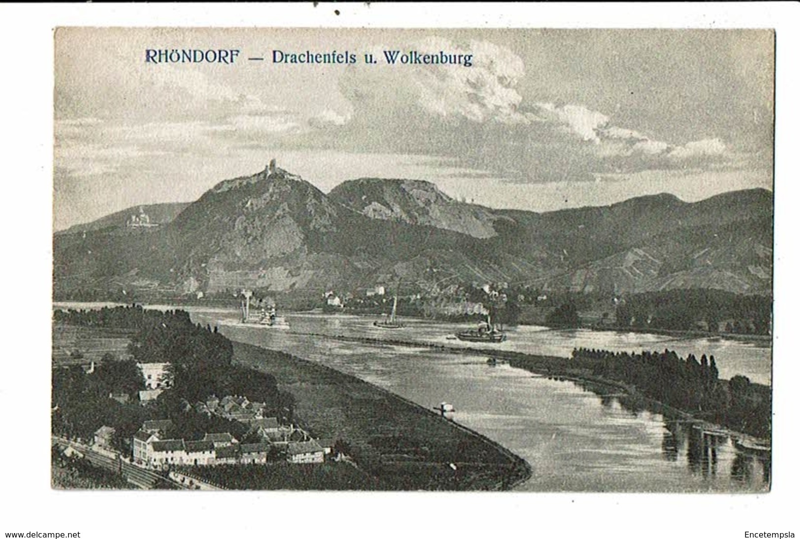 CPA-Carte Postale Allemagne- Röhndorf-Drachenfels U. Wolkenburg VM15640 - Röhndorf