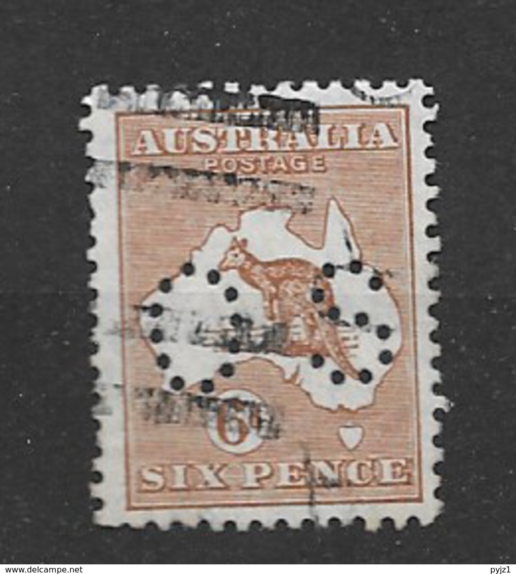 1929 USED Australia Wmk "multiple Crown" Michel 73 - Service