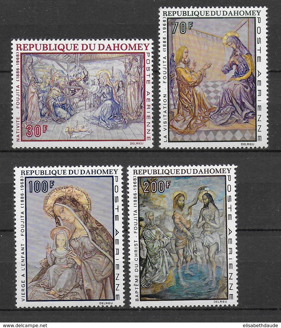 DAHOMEY  - TABLEAUX  - POSTE AERIENNE YT 93/96 ** MNH - COTE 2006 = 8.3 EUR. - Benin – Dahomey (1960-...)