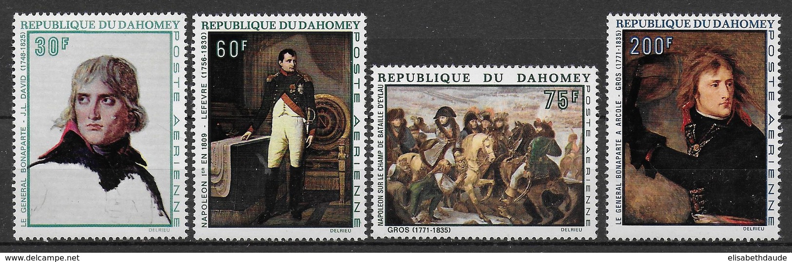 DAHOMEY  - TABLEAUX NAPOLEON  - POSTE AERIENNE YT 101/104 ** MNH - COTE 2006 = 15.5 EUR. - Benin - Dahomey (1960-...)