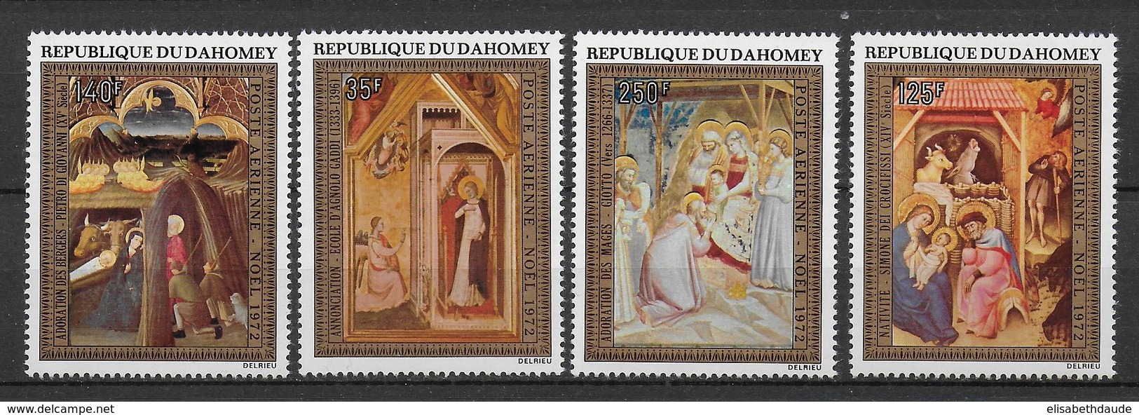 DAHOMEY  - TABLEAUX  - POSTE AERIENNE YT 174//177 ** MNH - COTE 2006 = 9.5 EUR. - Bénin – Dahomey (1960-...)