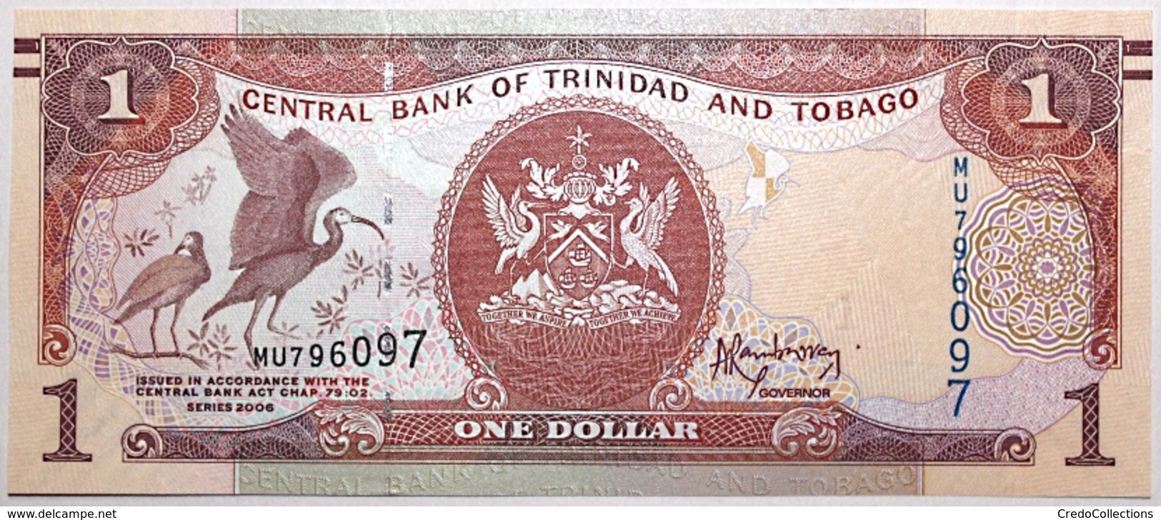 Trinitad Et Tobago - 1 Dollar - 2006 - PICK 46a.2 - NEUF - Trinité & Tobago