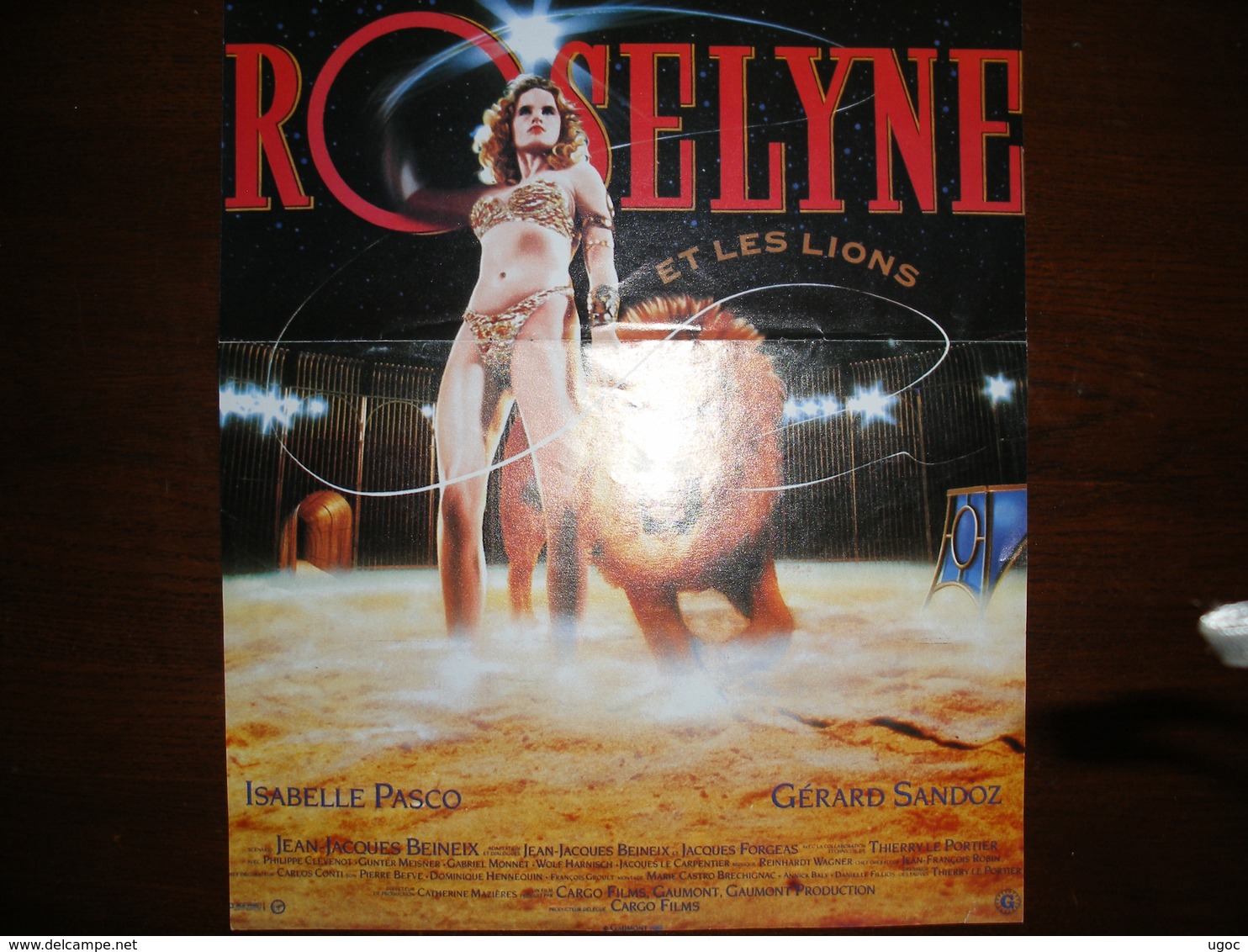 GRAVURE De Film 45cm X 30cm De JEAN-JACQUES BEINEIX, ROSELYNE Et Ses Lions.pas De Tâche Blanche Sur Le Lion - Posters