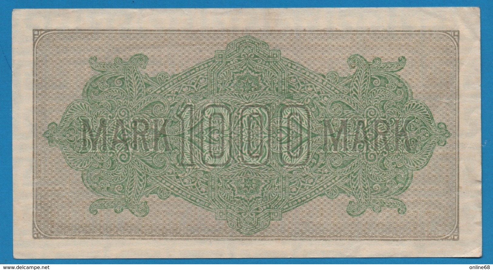 DEUTSCHES REICH 1000 Mark  Code KH	15.09.1922	# Qd 167936 P# 76c - 1000 Mark