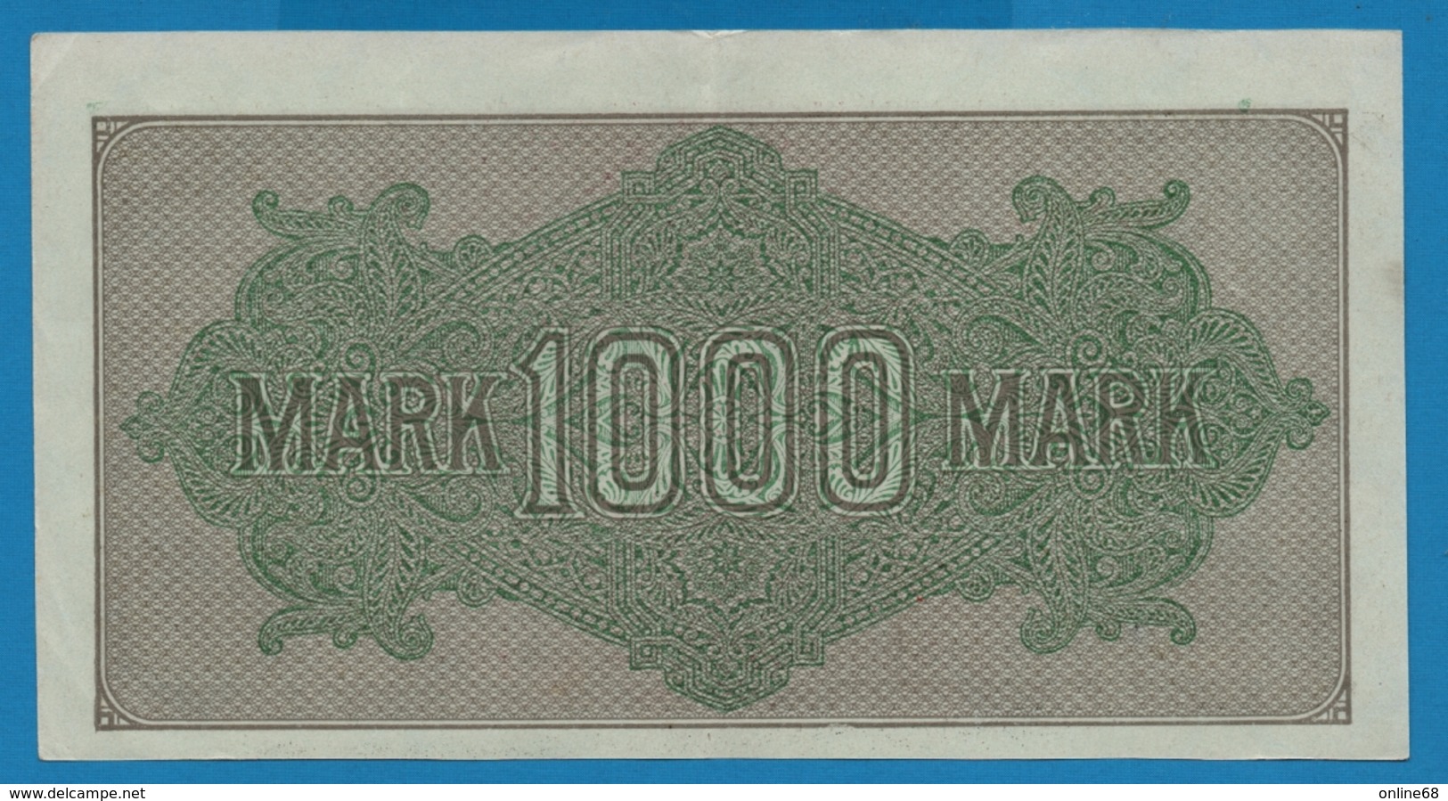 DEUTSCHES REICH 1000 Mark Code MK	15.09.1922	# Yb 212273 P# 76g - 1000 Mark