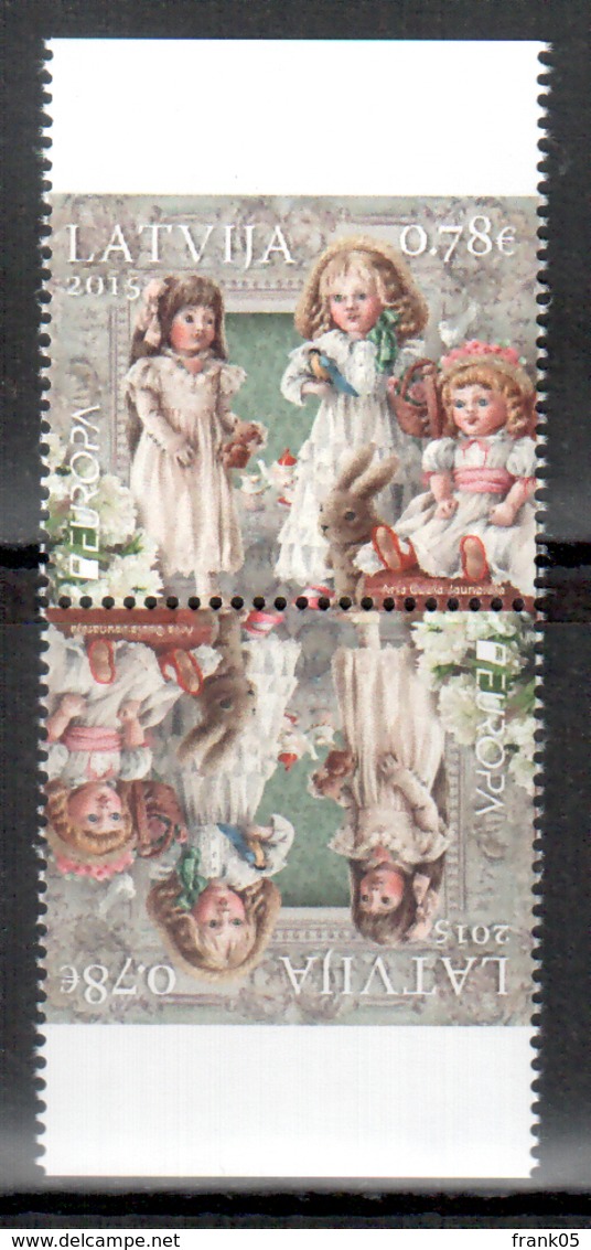Lettland / Latvia / Lettonie 2015 Paar Aus MH/pair From Booklet EUROPA ** - 2015