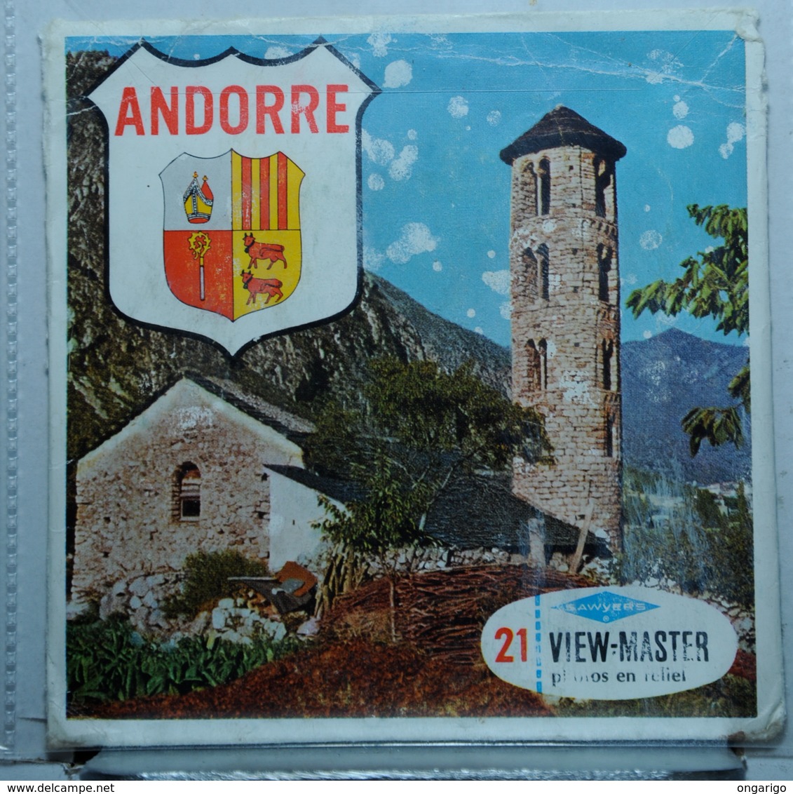 VIEW MASTER  :  ANDORRE C 235 :  POCHETTE DE 3 DISQUES - Visionneuses Stéréoscopiques