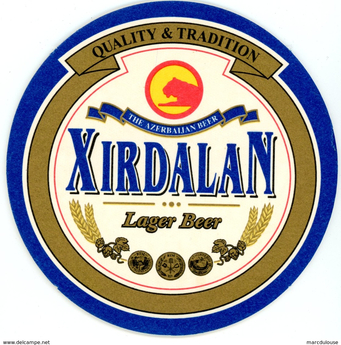 Azerbaycan. Azerbaijan. Xirdalan. Lager Beer. Quality & Tradition. The Azerbaijan Beer. - Sous-bocks