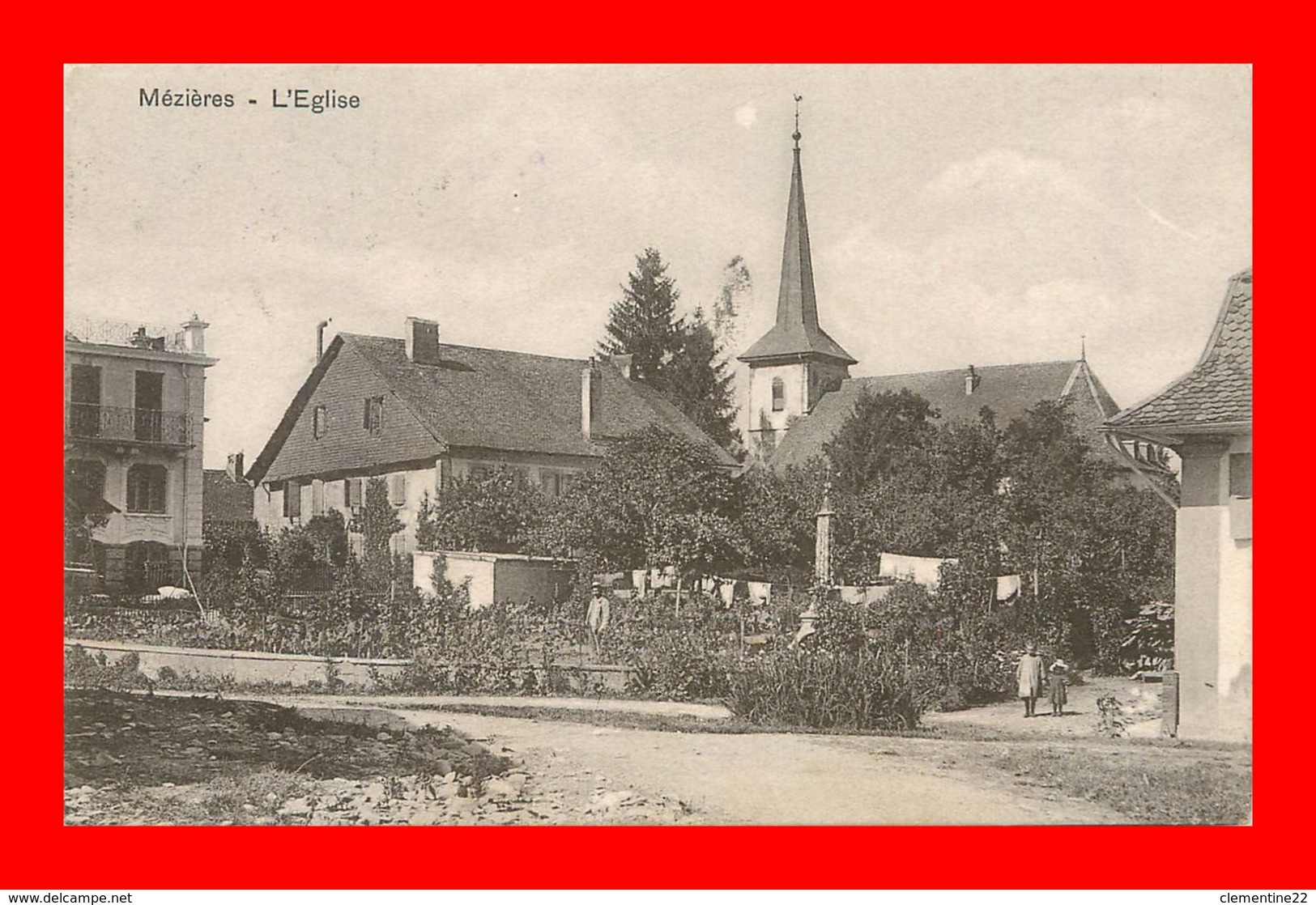 Mézières * L'eglise  (scan Recto Et Verso ) - Jorat-Mézières