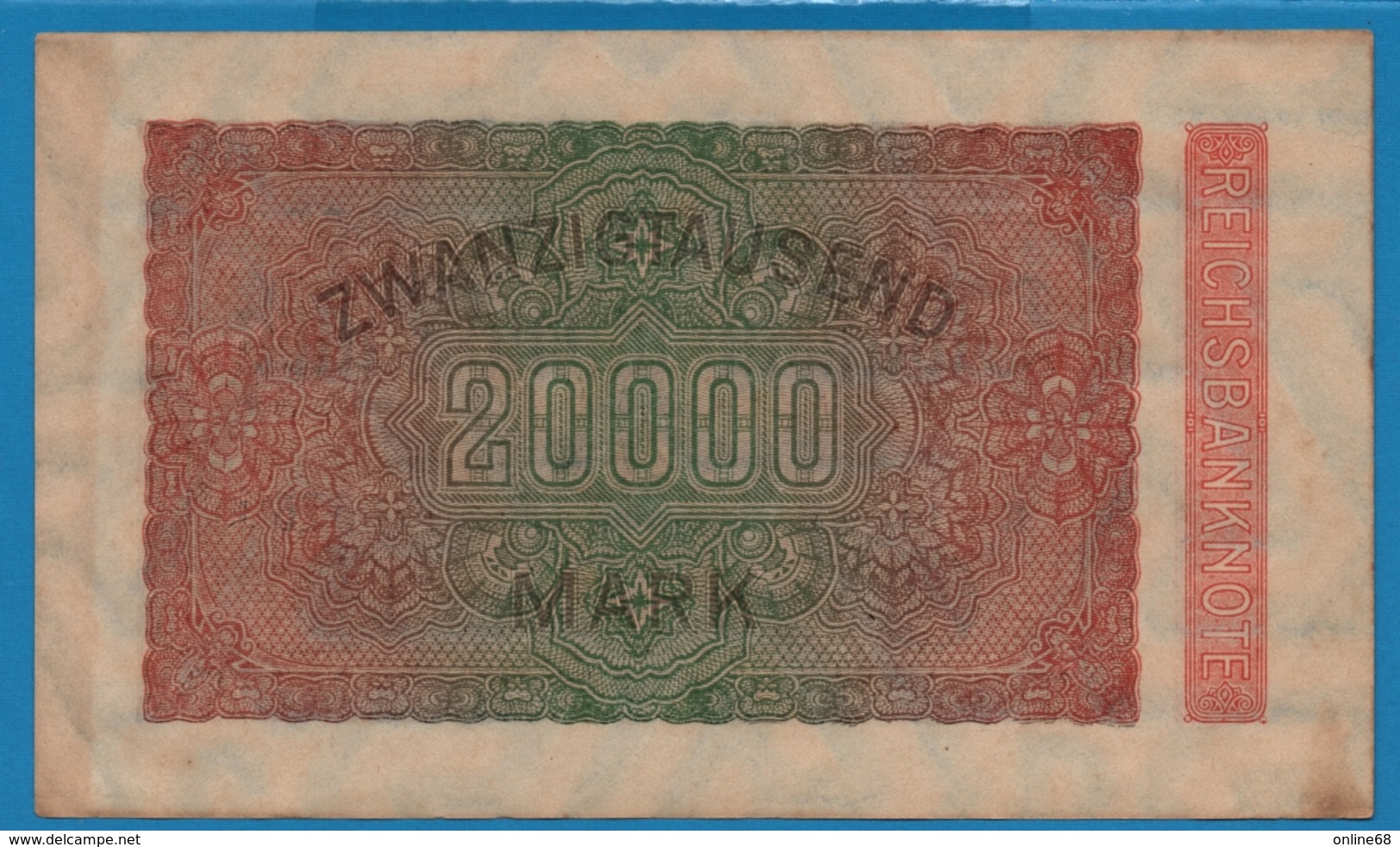 DEUTSCHES REICH 		20000 Mark	20.02.1923	# E-EB 176576  P# 85b - 20.000 Mark