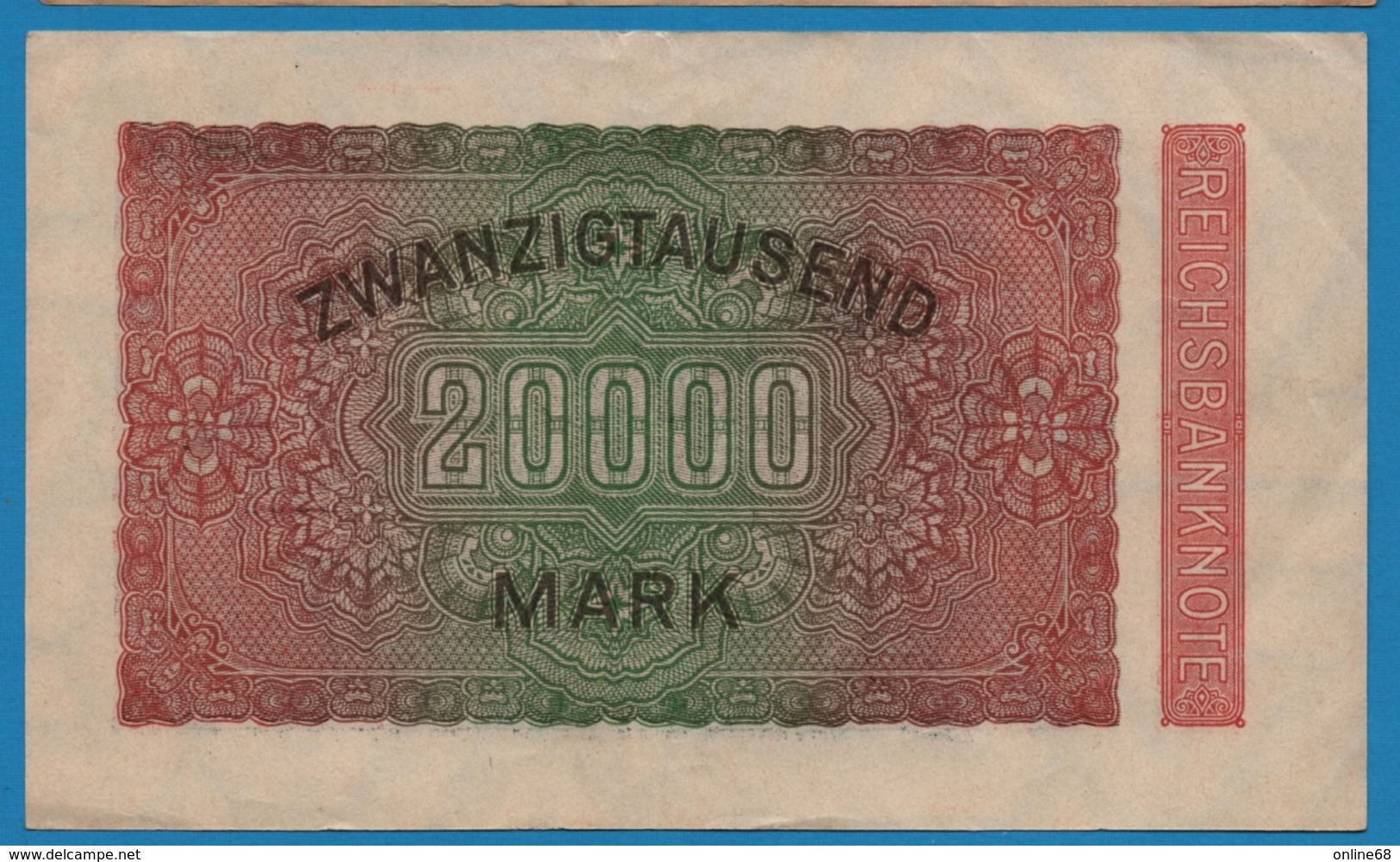 DEUTSCHES REICH 		20000 Mark	20.02.1923	# G-WB 093864 P# 85b - 20.000 Mark