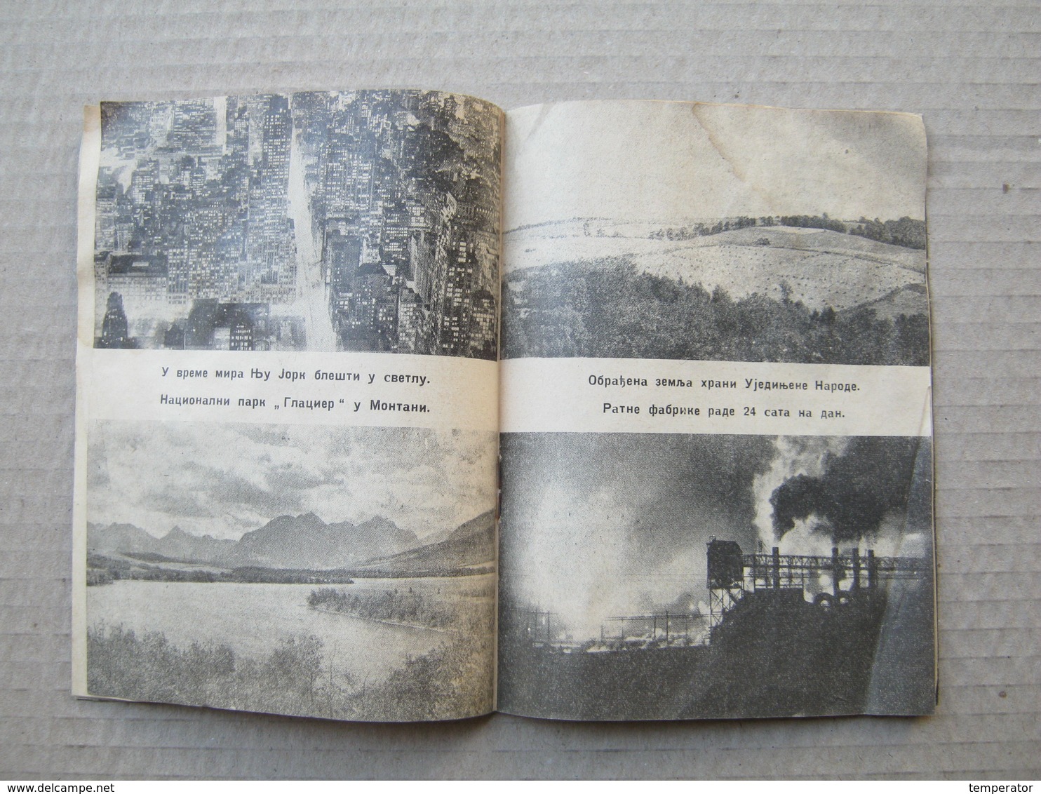 A propaganda booklet during WWII with covers - and connection with Yugoslavia ... ( 16 pages )