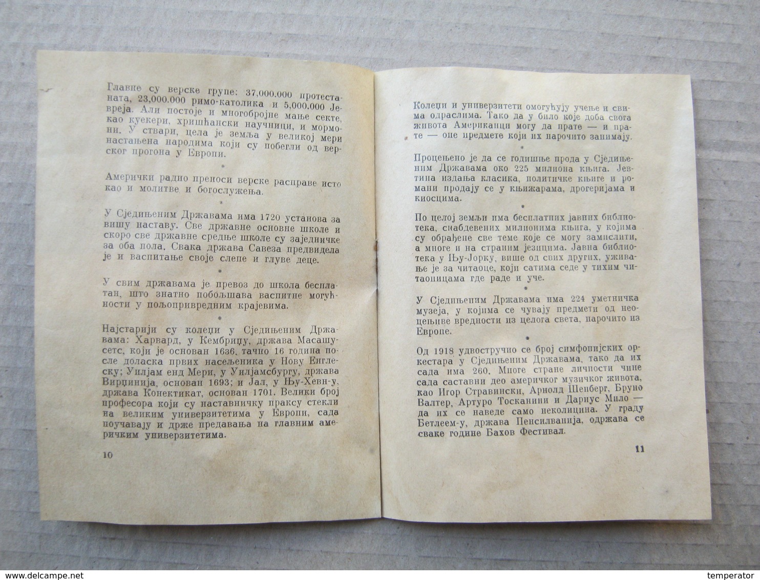 A propaganda booklet during WWII without covers - and connection with Yugoslavia ... ( 16 pages )