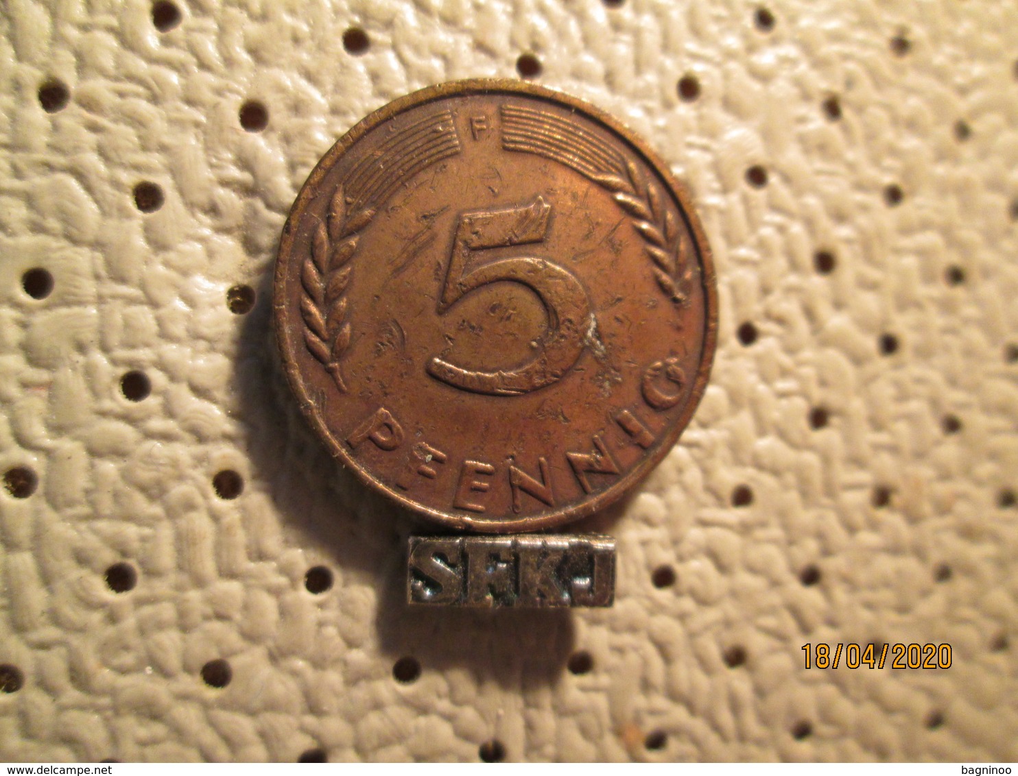GERMANY 5 Pfenning 1968 F   # 4 - 5 Pfennig
