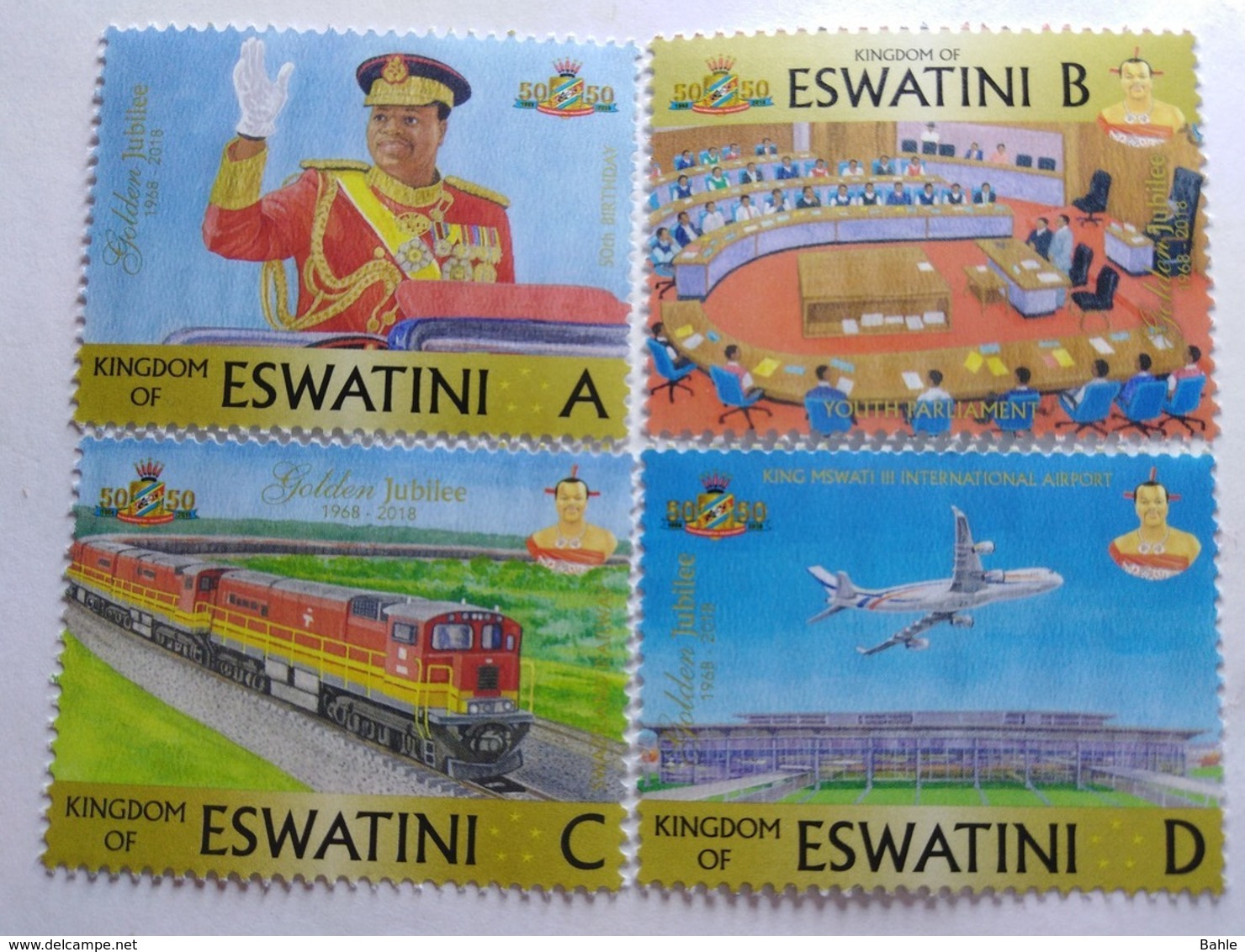 Eswatini New Stamps & Souvenir Sheet (50th Anniversary) - Swaziland (1968-...)