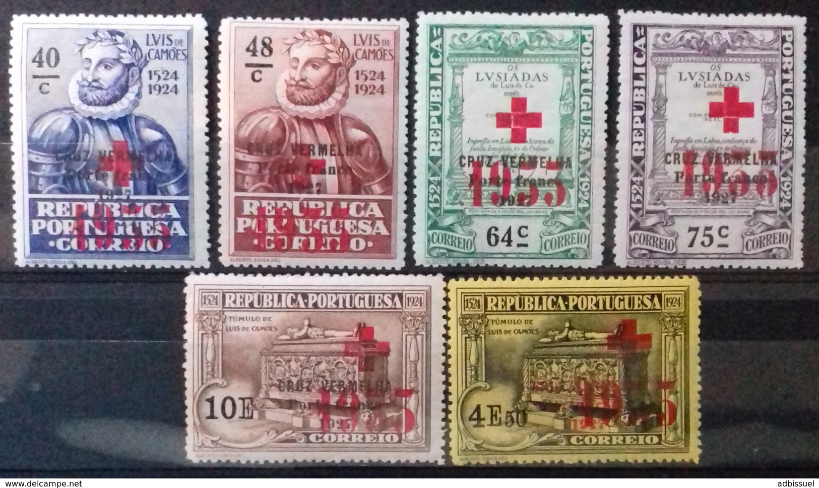 PORTUGAL Timbres De FRANCHISE 1933 Cote 12 € N° 65 à 70. Neufs * (MH). Série Complète De 6 Valeurs Surchargées. TB - Ungebraucht