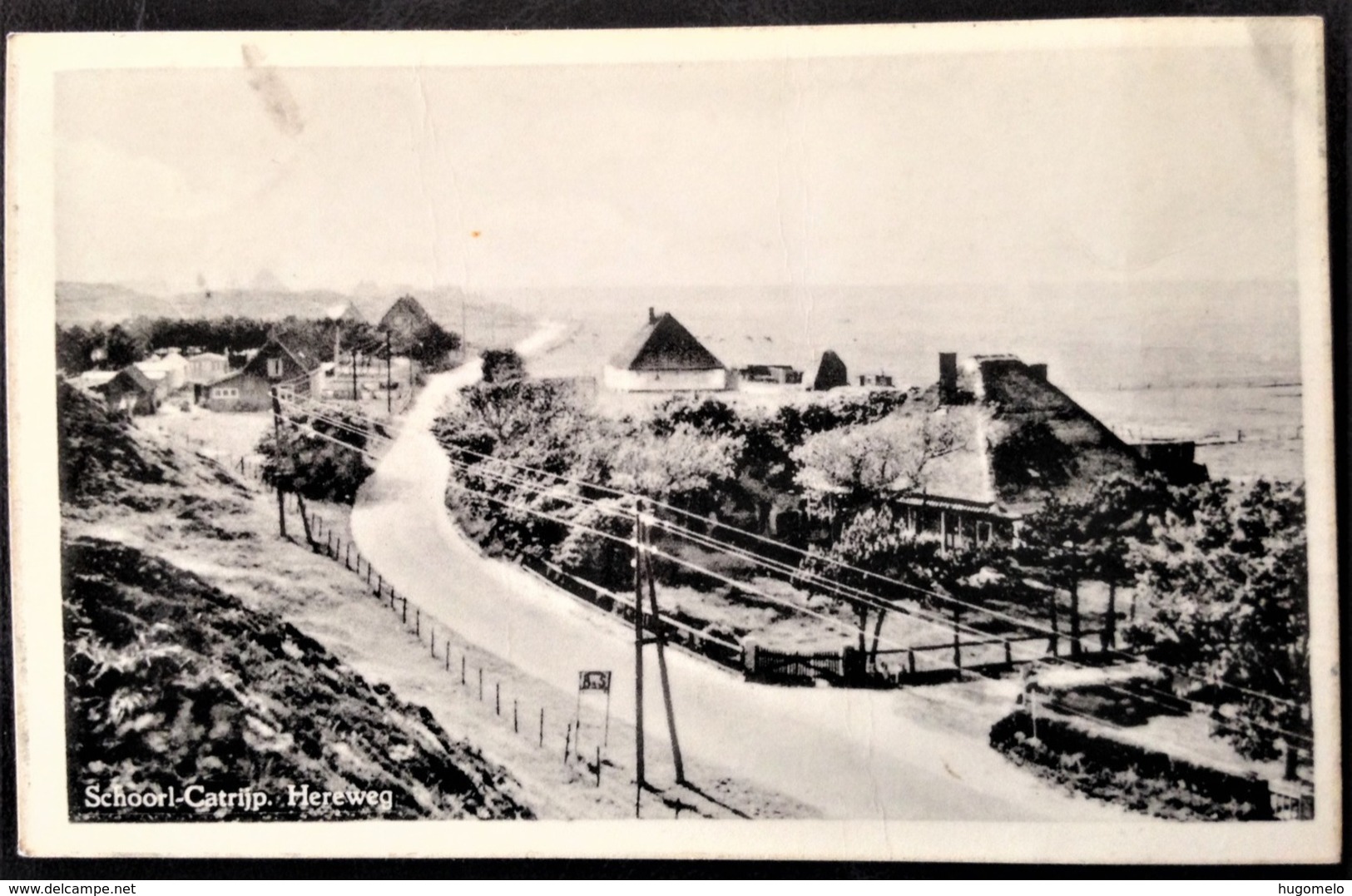 Netherlands, Circulated Postcard,  "Landscapes", "Architecture", "Schoorl", 1956 - Schoorl