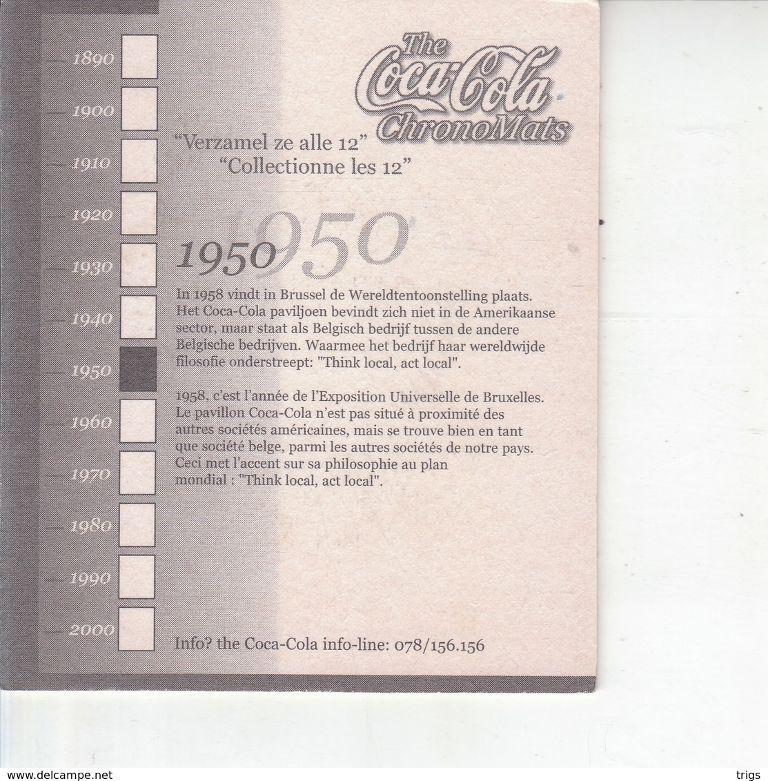 Coca Cola - Sous-verres