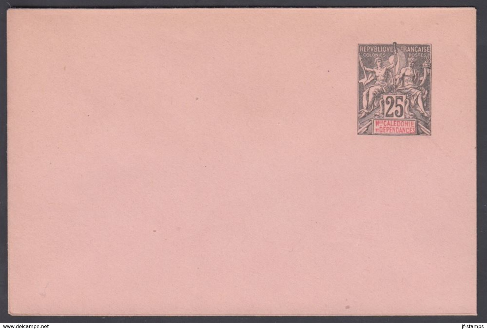 1900. NLLE CALACONIE ET DEPENDANCES. Envelope 115 X 75 Mm. 25 C. Black.   () - JF322102 - Lettres & Documents