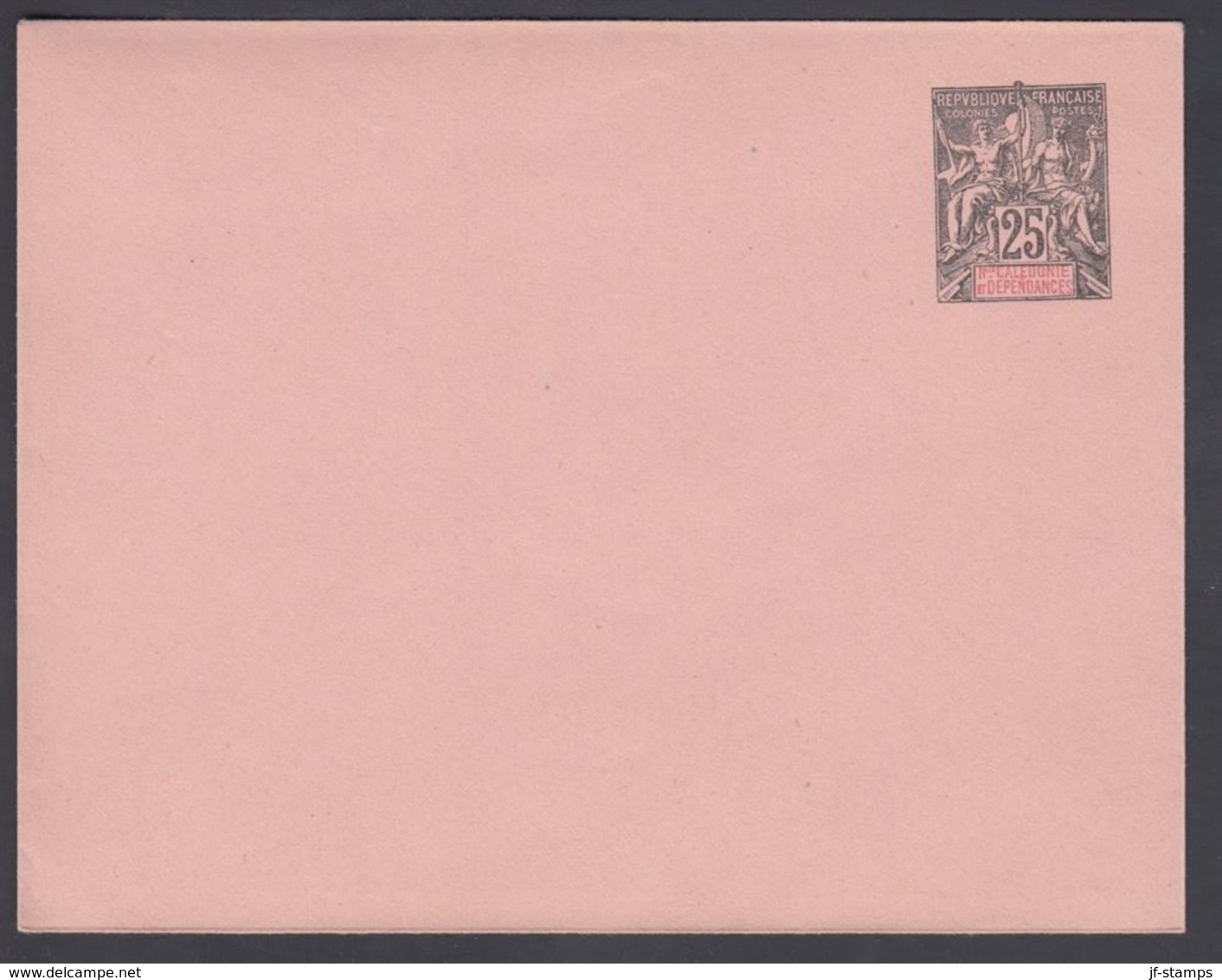 1900. NLLE CALACONIE ET DEPENDANCES. Envelope 122 X 95 Mm. 25 C. Black.   () - JF322103 - Lettres & Documents