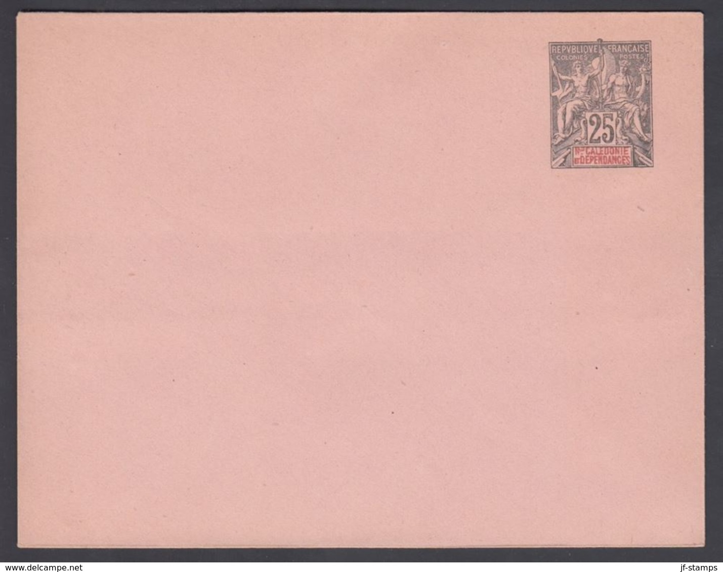 1900. NLLE CALACONIE ET DEPENDANCES. Envelope 122 X 95 Mm. 25 C. Black.   () - JF322106 - Brieven En Documenten