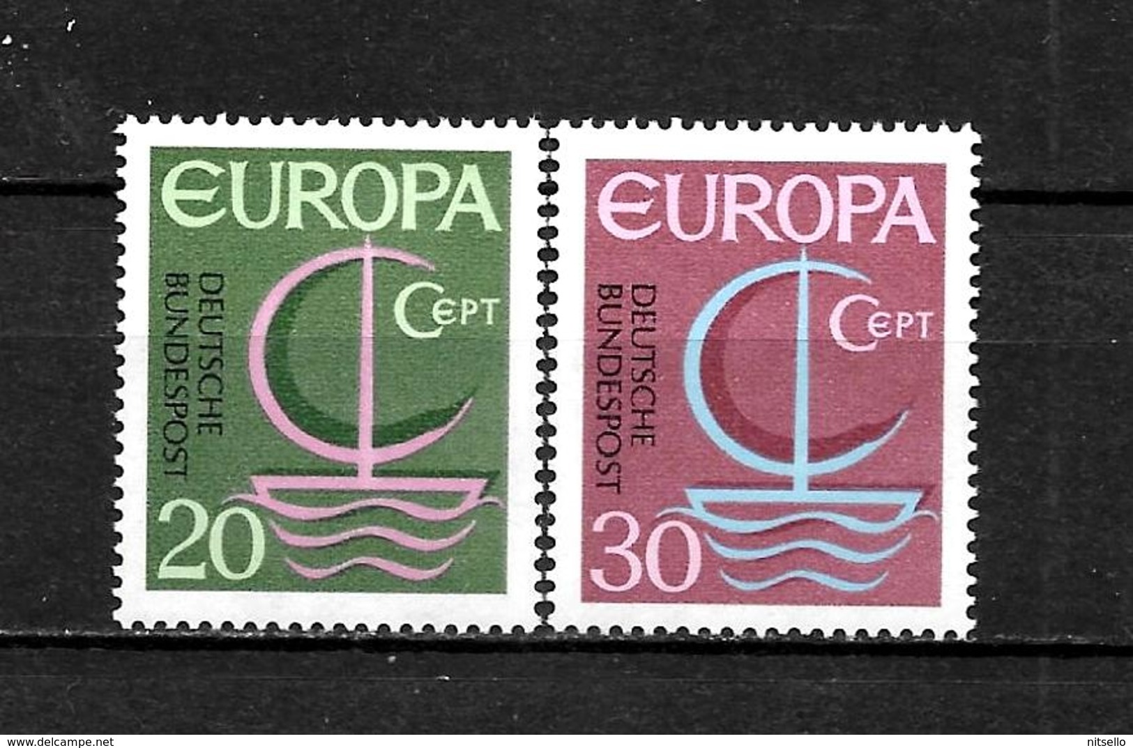 LOTE 2050 /// ALEMANIA FEDERAL  YVERT Nº:376/377**MNH  ¡¡¡ OFERTA - LIQUIDATION !!! JE LIQUIDE !!! - 1966