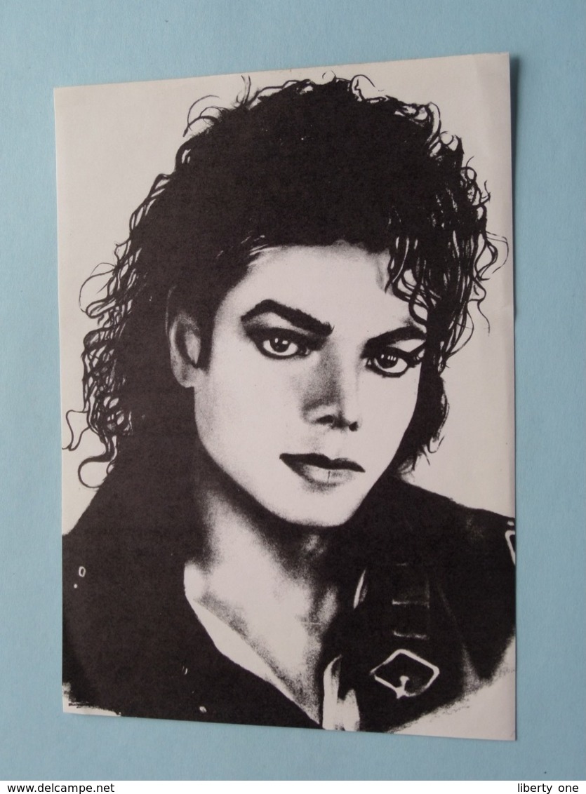 MICHAEL JACKSON ( Sticker > Zelfklever ) Anno 19?? ( Voir / See Photo ) Format PK / CP ! - Photographs