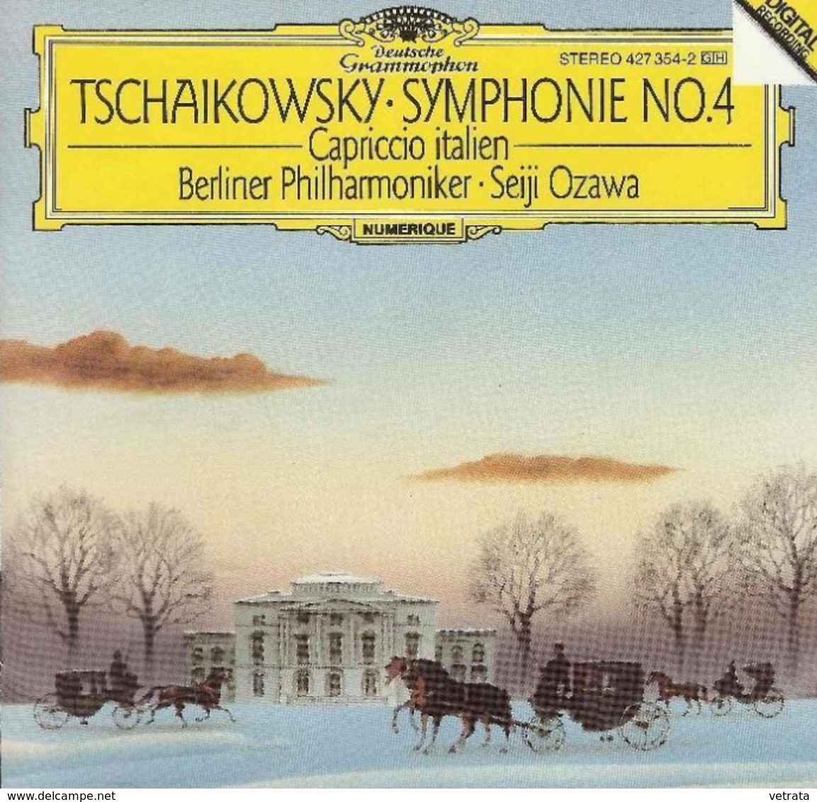 Tchaïkovski : Symphonie N°4 - Cappriccio Italien - Berliner Philharmoniker - Seiji Ozawa (CD Deutsche Gramophone) - Clásica