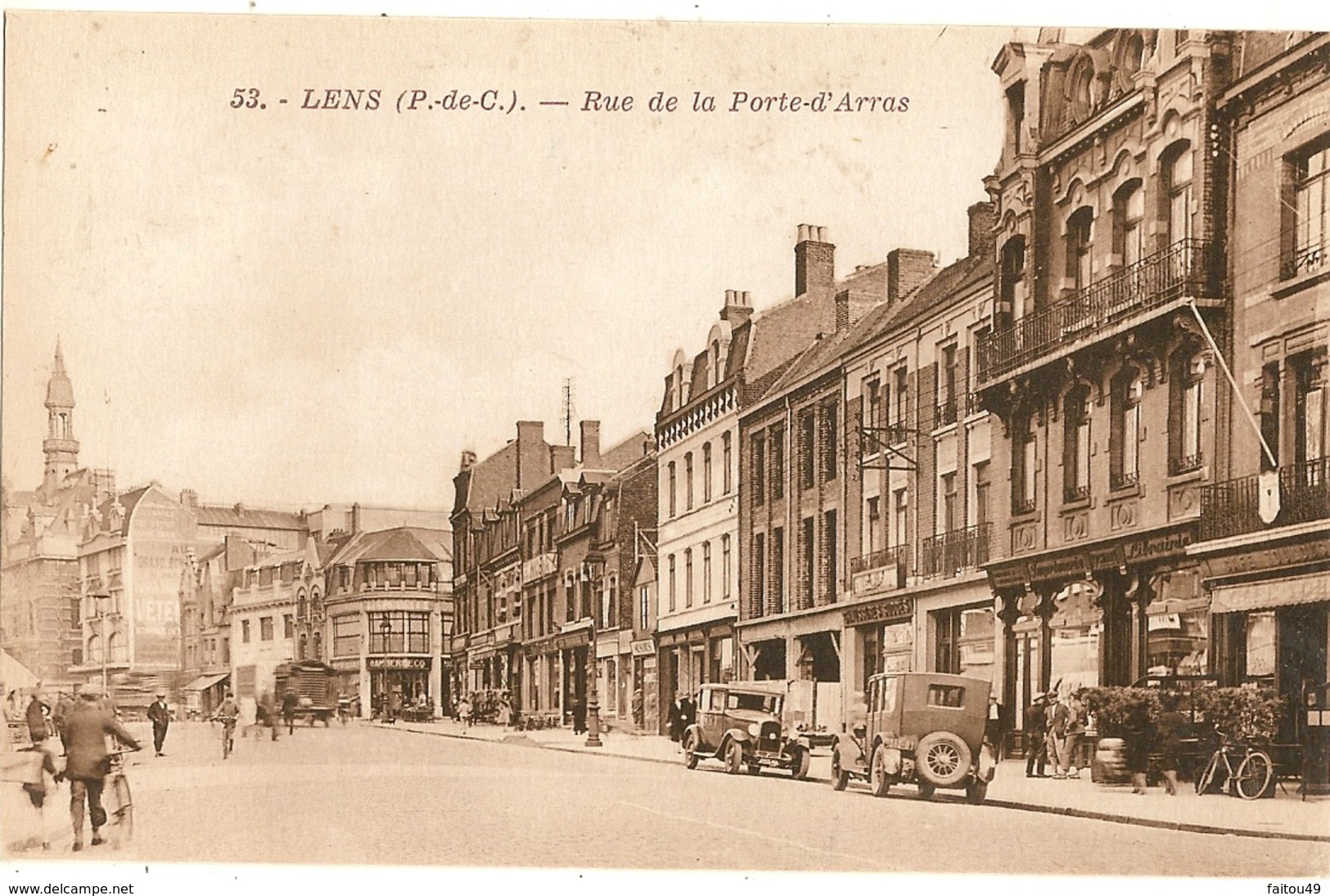 62 - LENS - Rue De La Porte D'Arras    483 - Lens