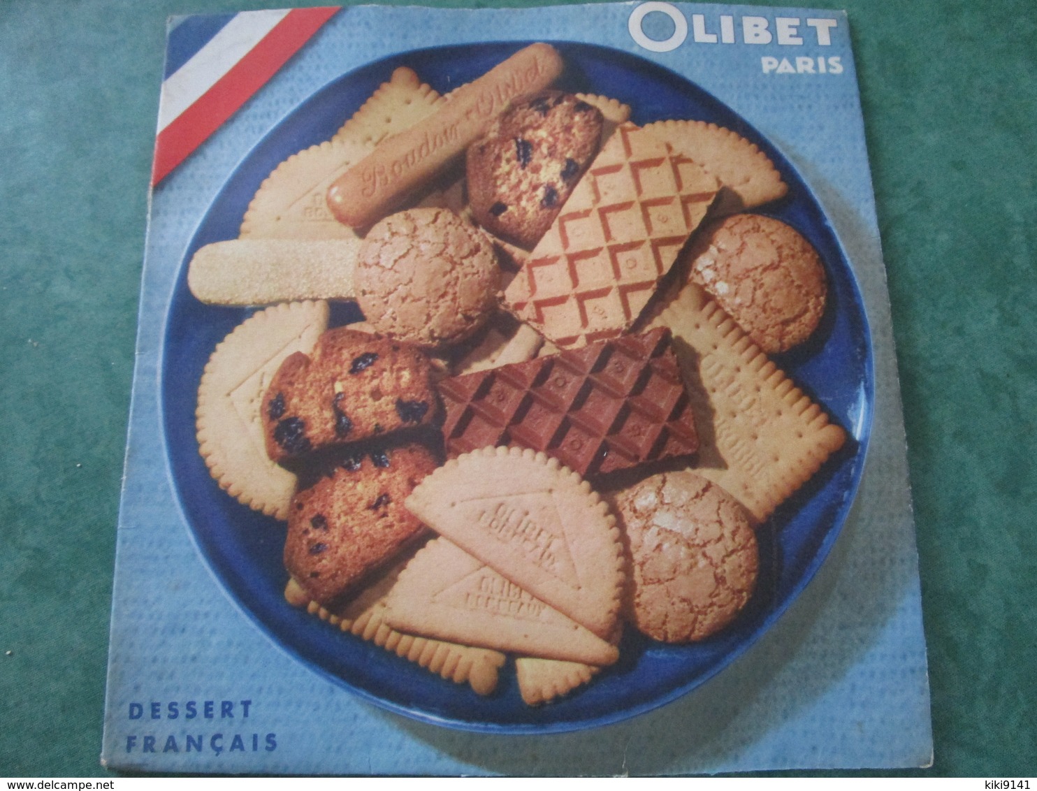 OLIBET Paris - DESSERT FRANCAIS - Boite D'origine Pliée - Publicidad