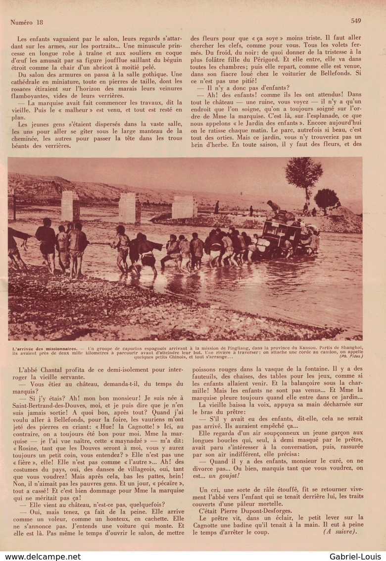 L'Echo Illustré 1935 - Actualités - Edmond Bille Peintre en Valais - Vaud - Assens - Athénaïs Clément - Lourdes