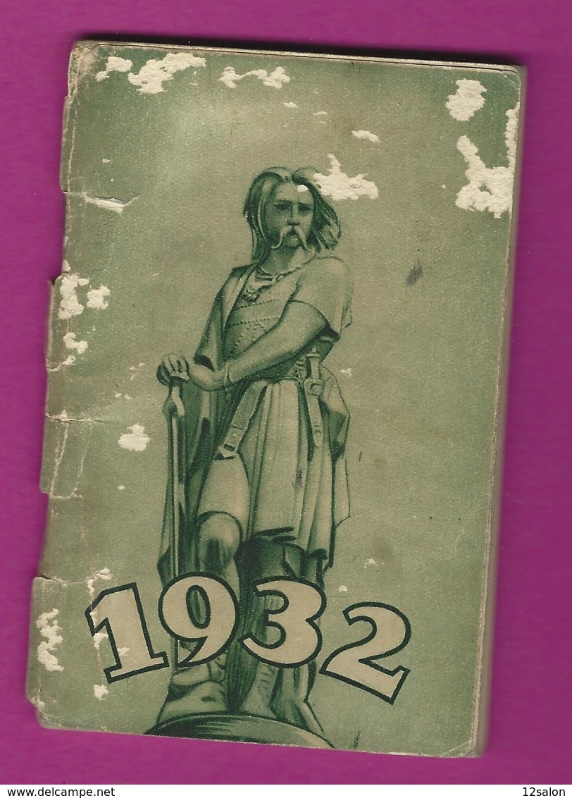 CALENDRIER DU SOLDAT FRANCAIS 1932 - Documentos
