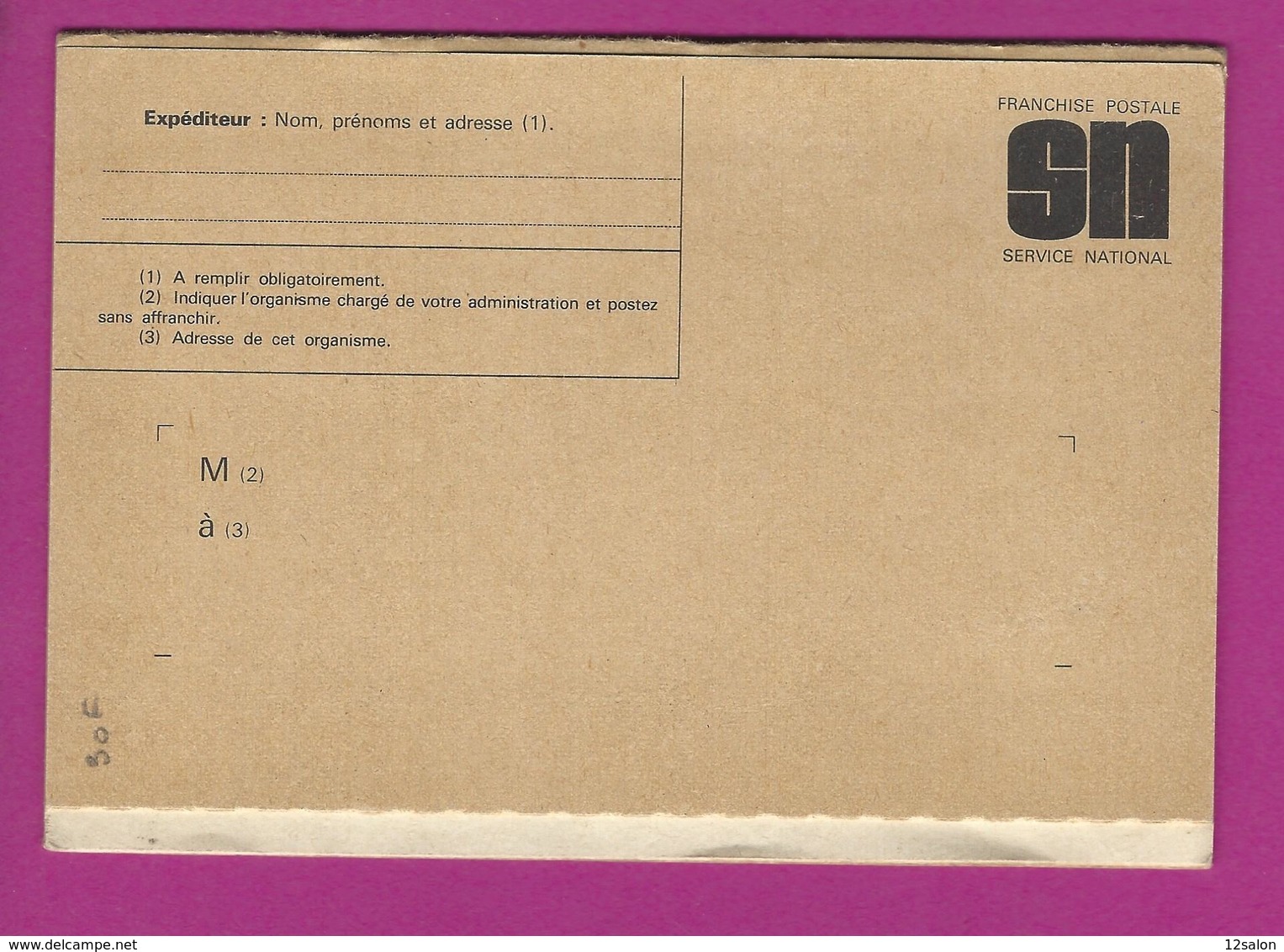 MEMENTO DU RESERVISTE 1974 - Documenten