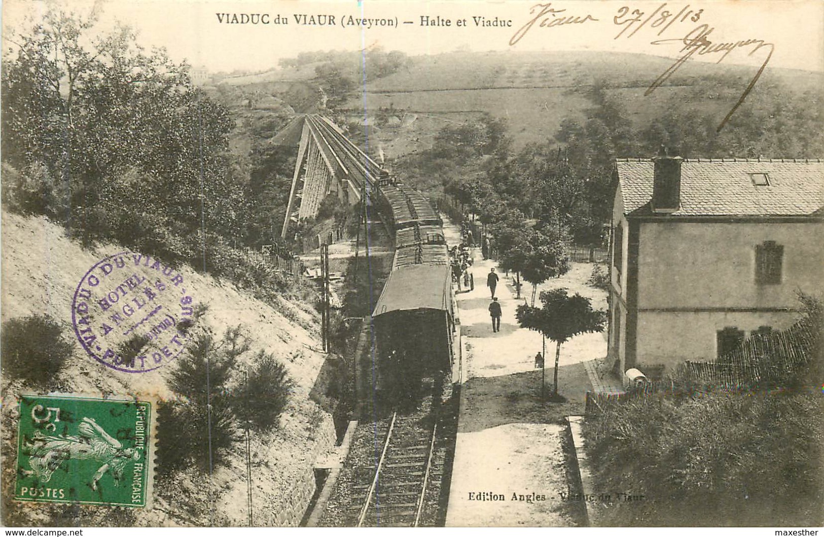 TAURIAC Le Viaduc Du VIAUR  Halte Et Viaduc - Other & Unclassified
