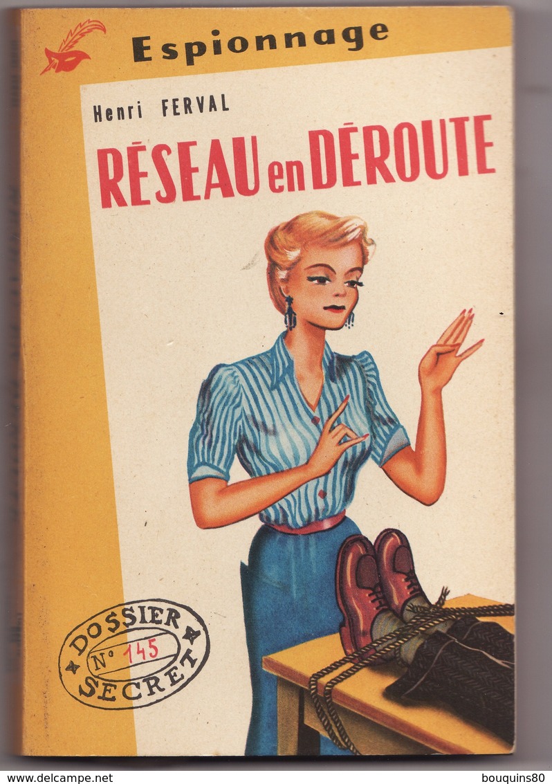 RESEAU EN DEROUTE De HENRI FERVAL 1957 Dossier Secret N°145 - Old (before 1960)