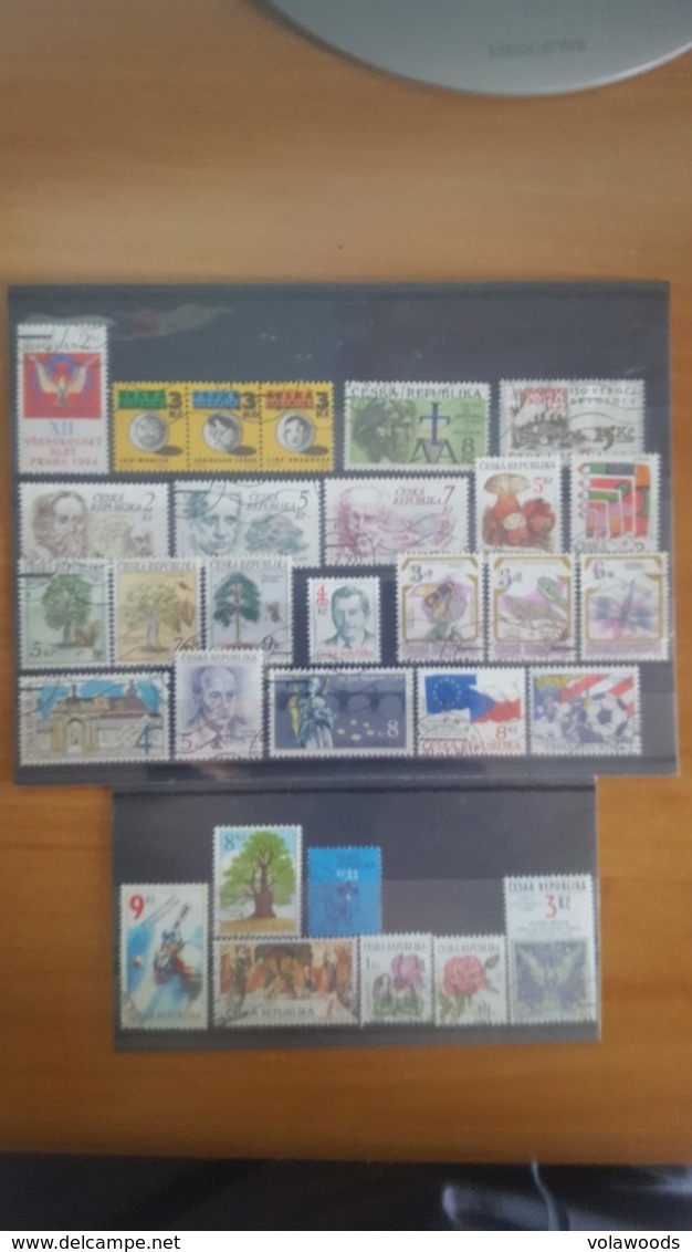 Repubblica Ceca - Lotto Di 190 Francobolli Usati E Nuovi Tutti Diversi Anche In Serie Complete - Senza Album!!!! - Collections, Lots & Séries