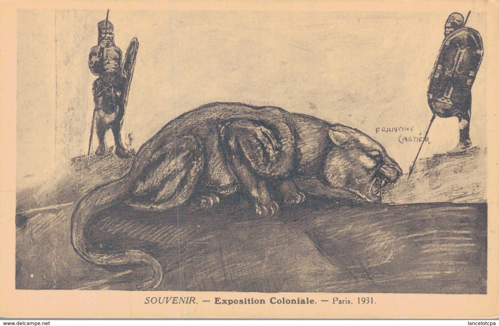 75 - PARIS / EXPOSITION COLONIALE 1931 Par FRANCINE CARTIER - Expositions