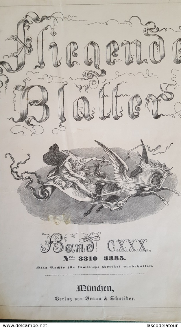 LES FEUILLES VOLANTES FLIEGENDE BLATTER Caricatures Année 1909 En 2 Volumes Reliés - Hobbies & Collections