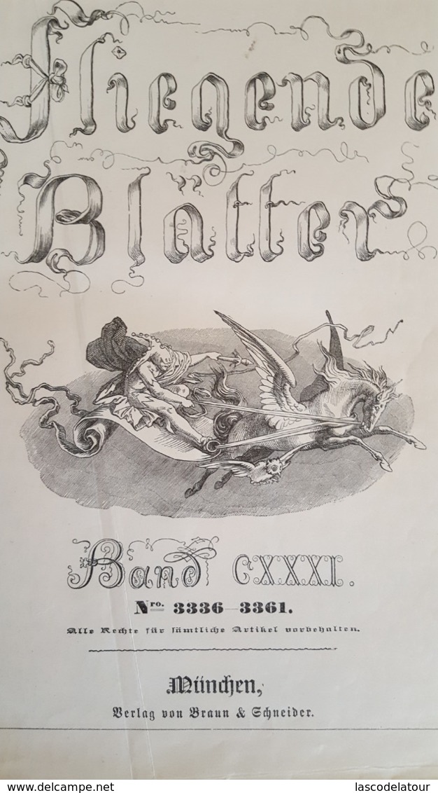 LES FEUILLES VOLANTES FLIEGENDE BLATTER Caricatures Année 1909 En 2 Volumes Reliés - Loisirs & Collections