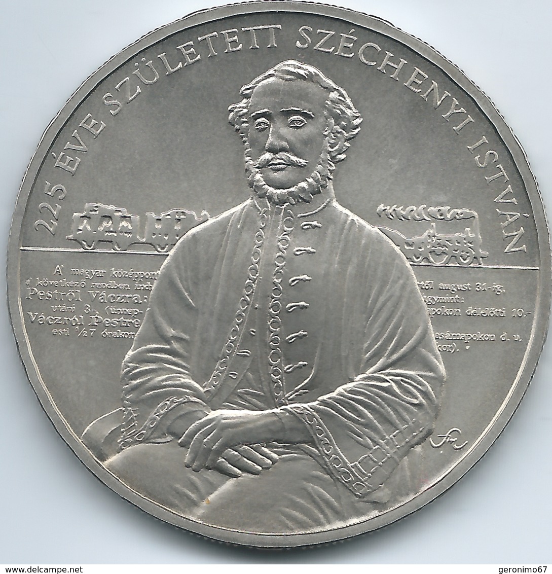 Hungary - Republic - 2000 Forint - 2016 - István Széchenyi - Only 5,000 Minted - Hungría