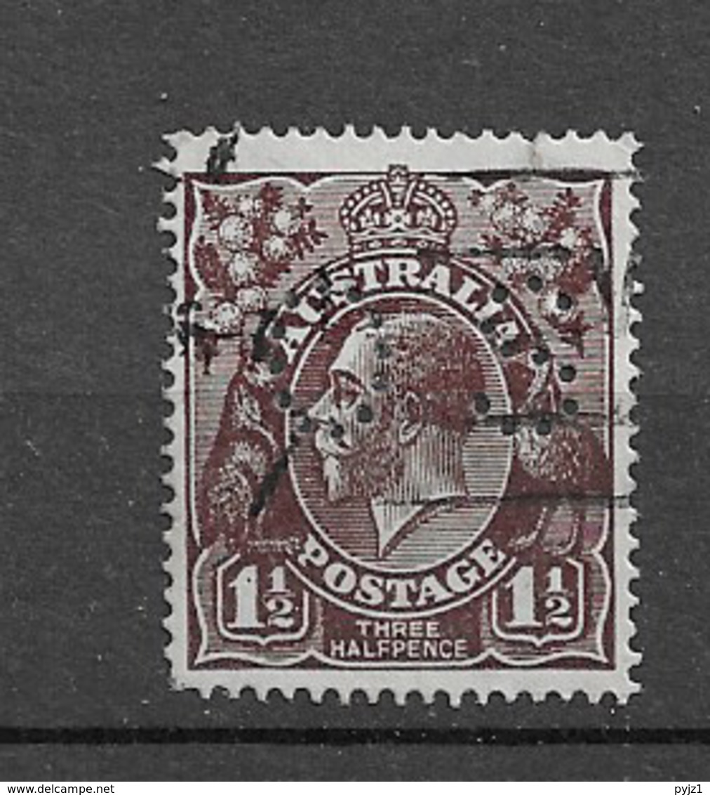 1915 USED Australia Wmk "single Crown" Michel 26a - Dienstmarken