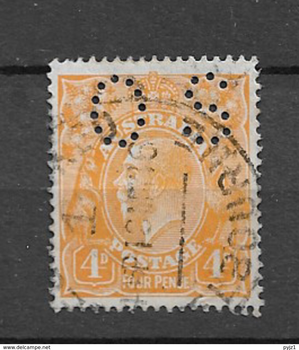 1915 USED Australia Wmk "single Crown" Michel 30a - Dienstmarken