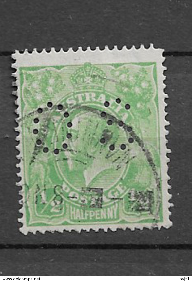 1918 USED Australia Wmk "multiple Crown" Michel 48 - Dienstmarken