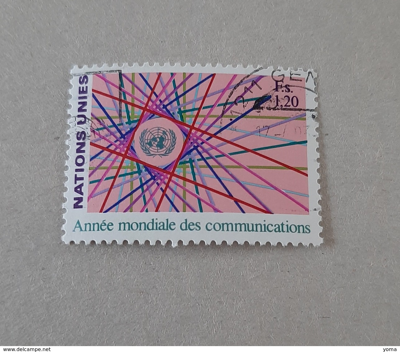 N° 111       Année Mondiale Des Communications - Used Stamps