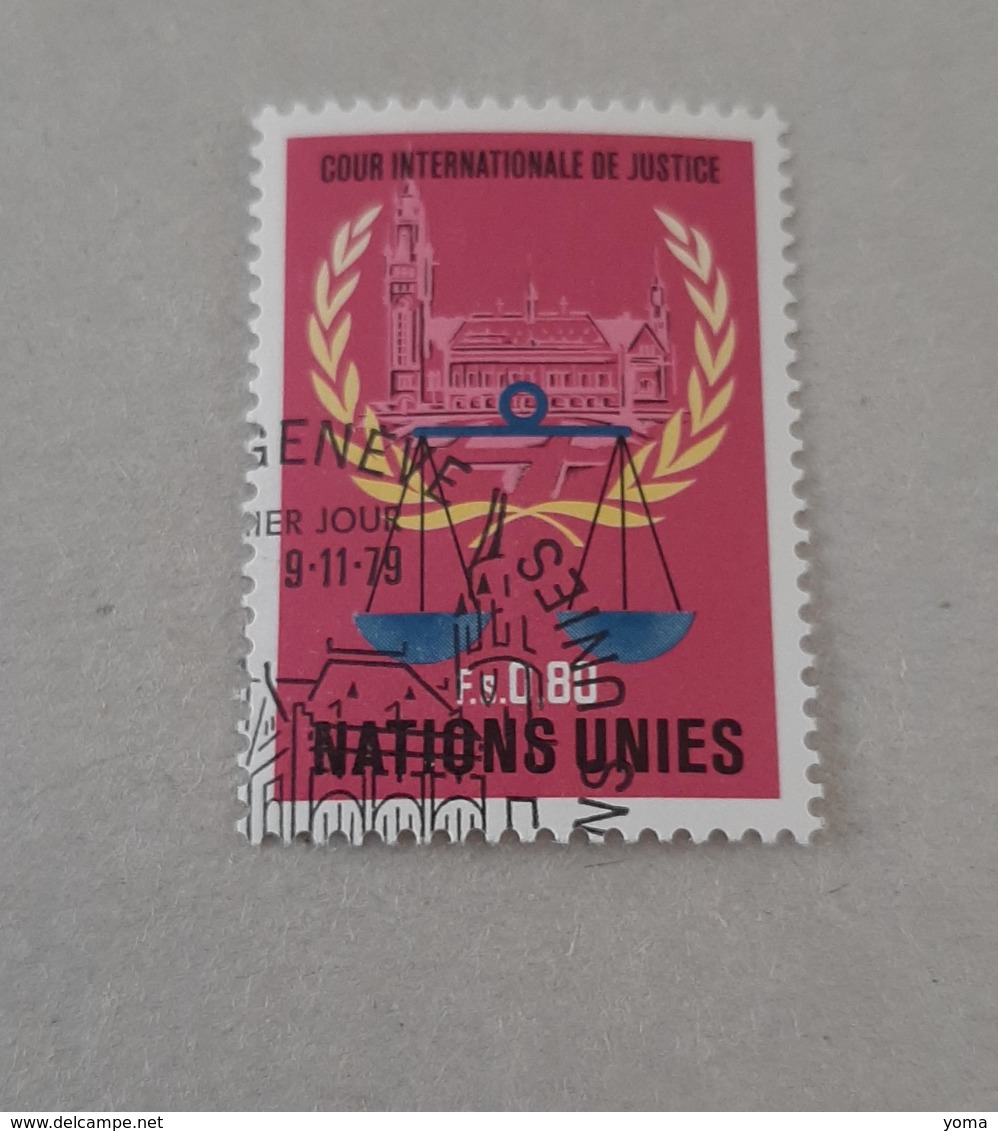 N° 86       Cour Internationale De Justice De La Haye - Oblitérés