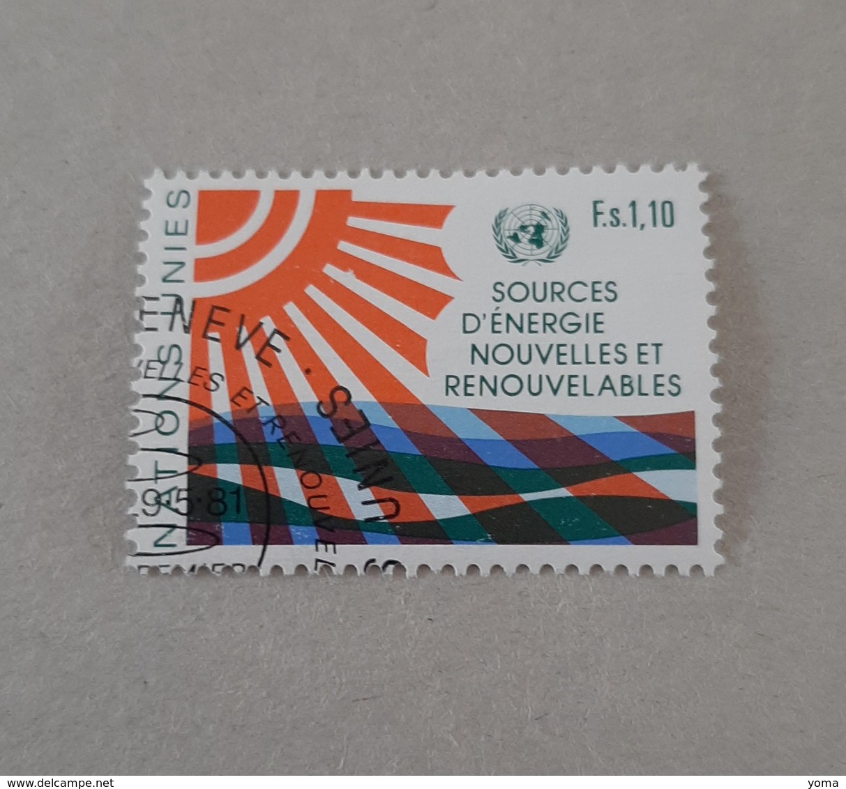 N° 100       Sources D' énergies Nouvelles Et Renouvelables - Used Stamps