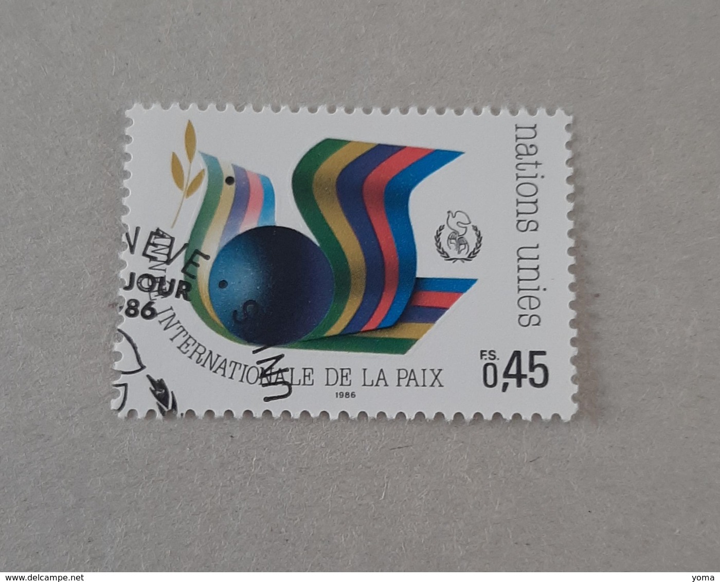 N° 145       Année Internationale De La Paix - Usati