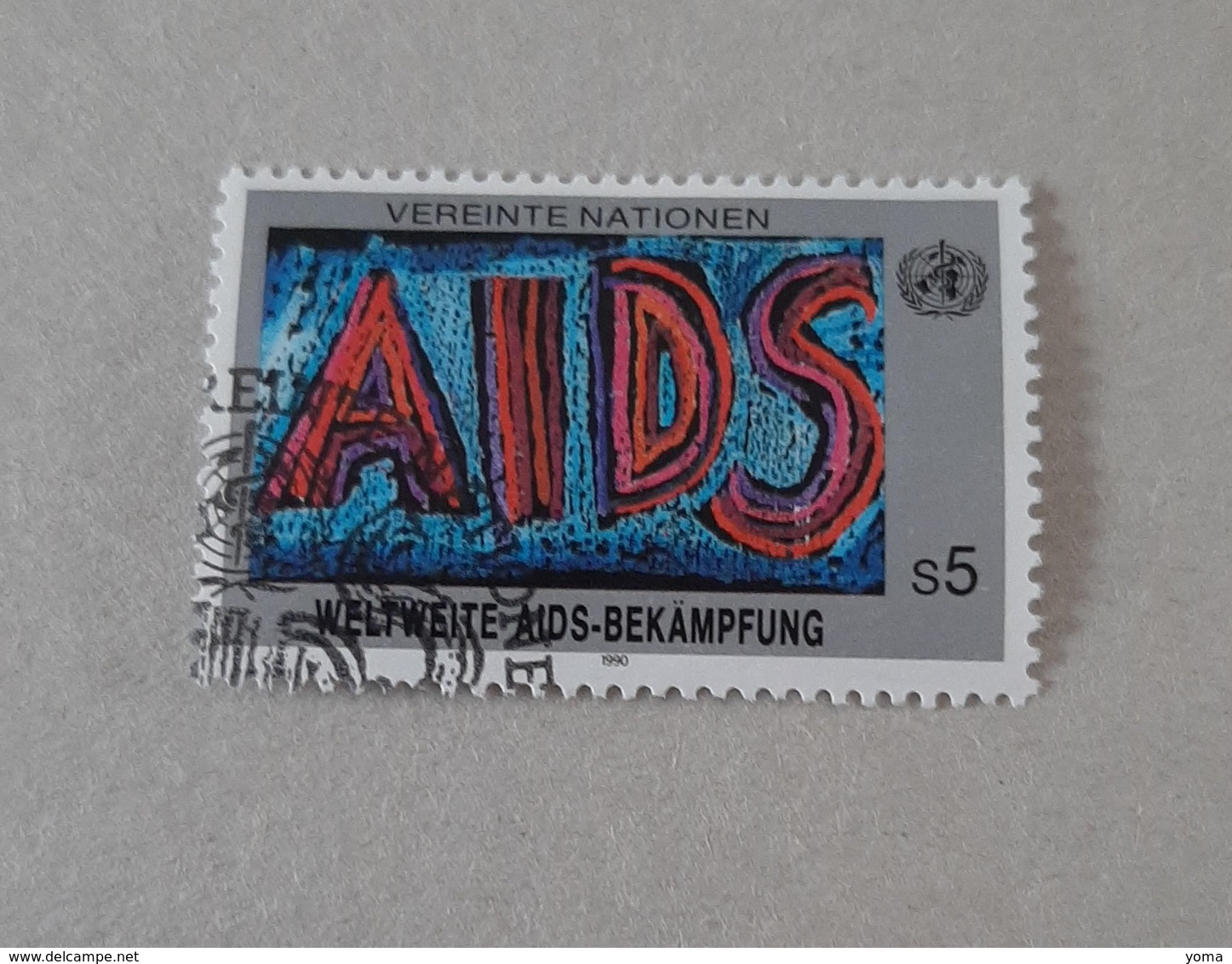 N° 104       Lutte Mondiale Contre Le SIDA - Gebraucht